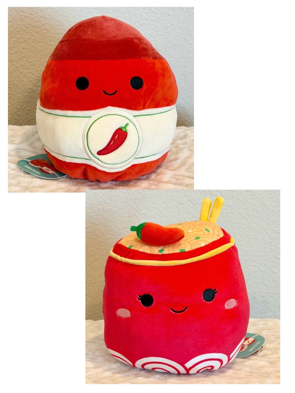 NWT- Squishmallows Flip-A-Mallows
Odion & Illia Reversible Plush 8”